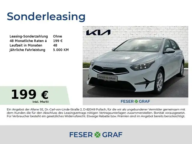 Kia Ceed / cee'd 1.0T 100 ULTIMATE Navi Tempomat Sitzhzg PDC