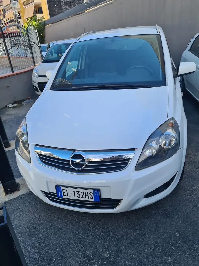 Opel Zafira Zafira 1.6 t. Cosmo ecoM 150cv Bianco - 1