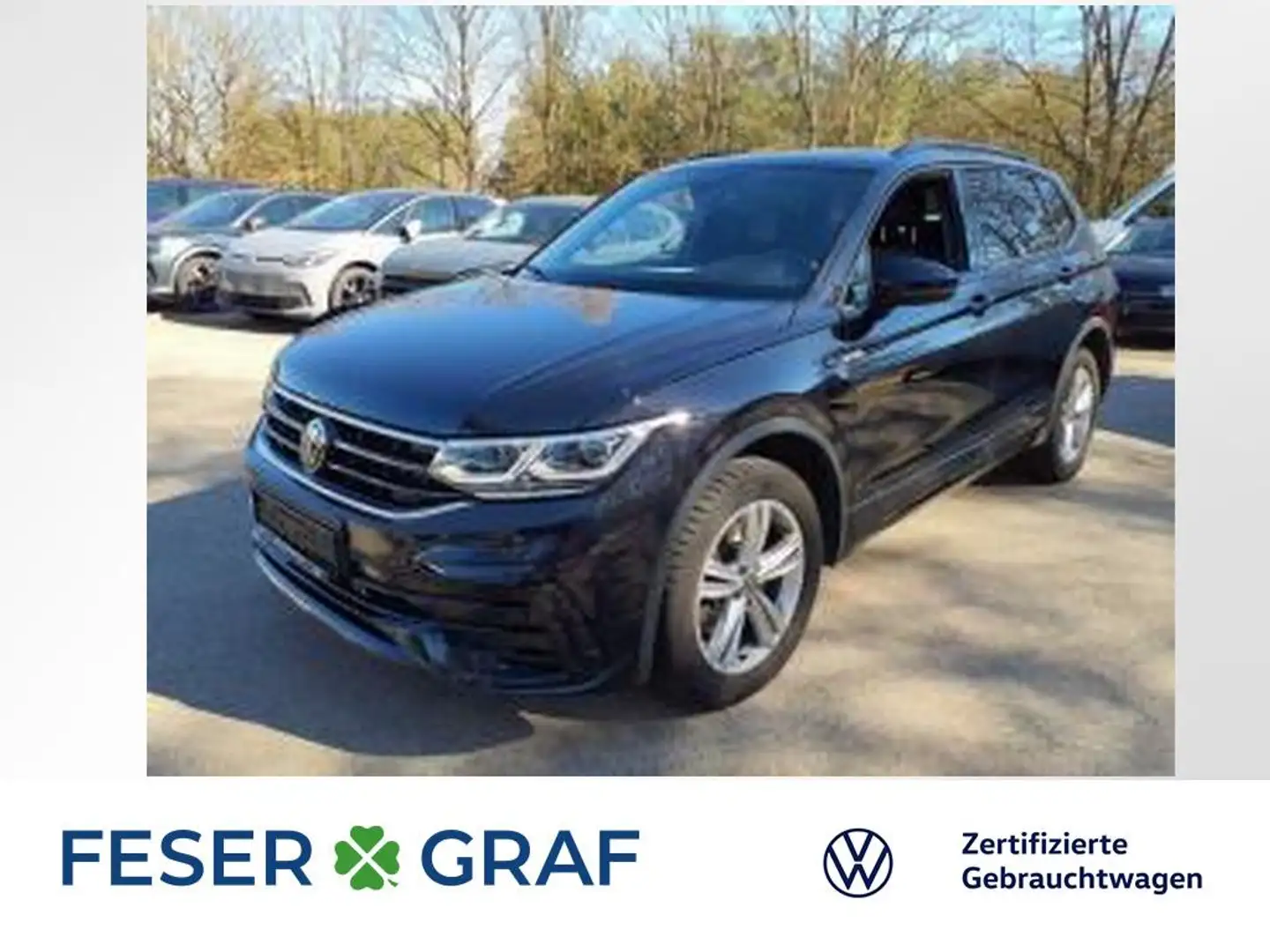 Volkswagen Tiguan Allspace 2.0 TDI R-LINE DSG 4MOTION PANO Schwarz - 1