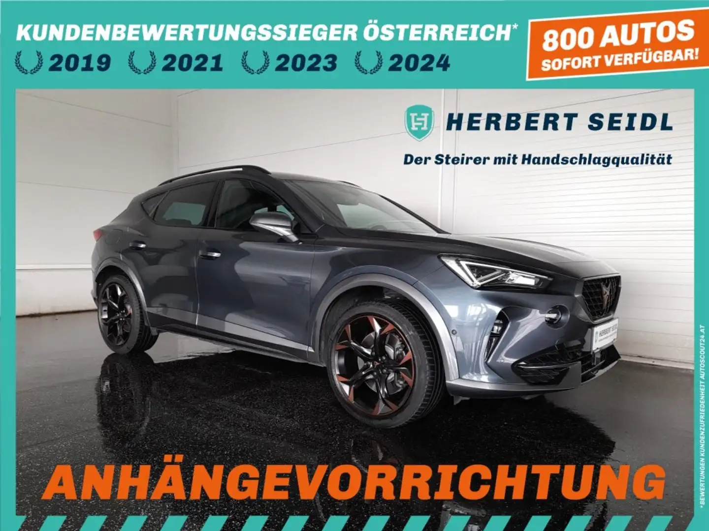 CUPRA Formentor VZ 150/245 PHEV DSG *19 ZOLL KUPFER / DCC / VOLL-LED / NAVI / AHV & KAMERA / ACC / E-KLAPPE* Grau - 1