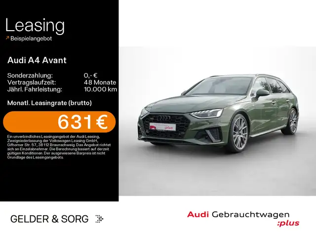 Audi A4 45 TFSI qu. S line 19Z*STAND*B&O*HuD*RF