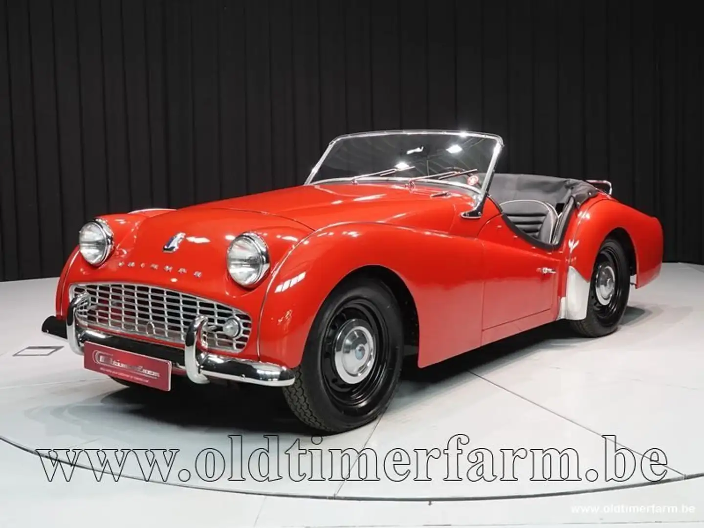 Triumph TR3 '59 CH821L Czerwony - 1