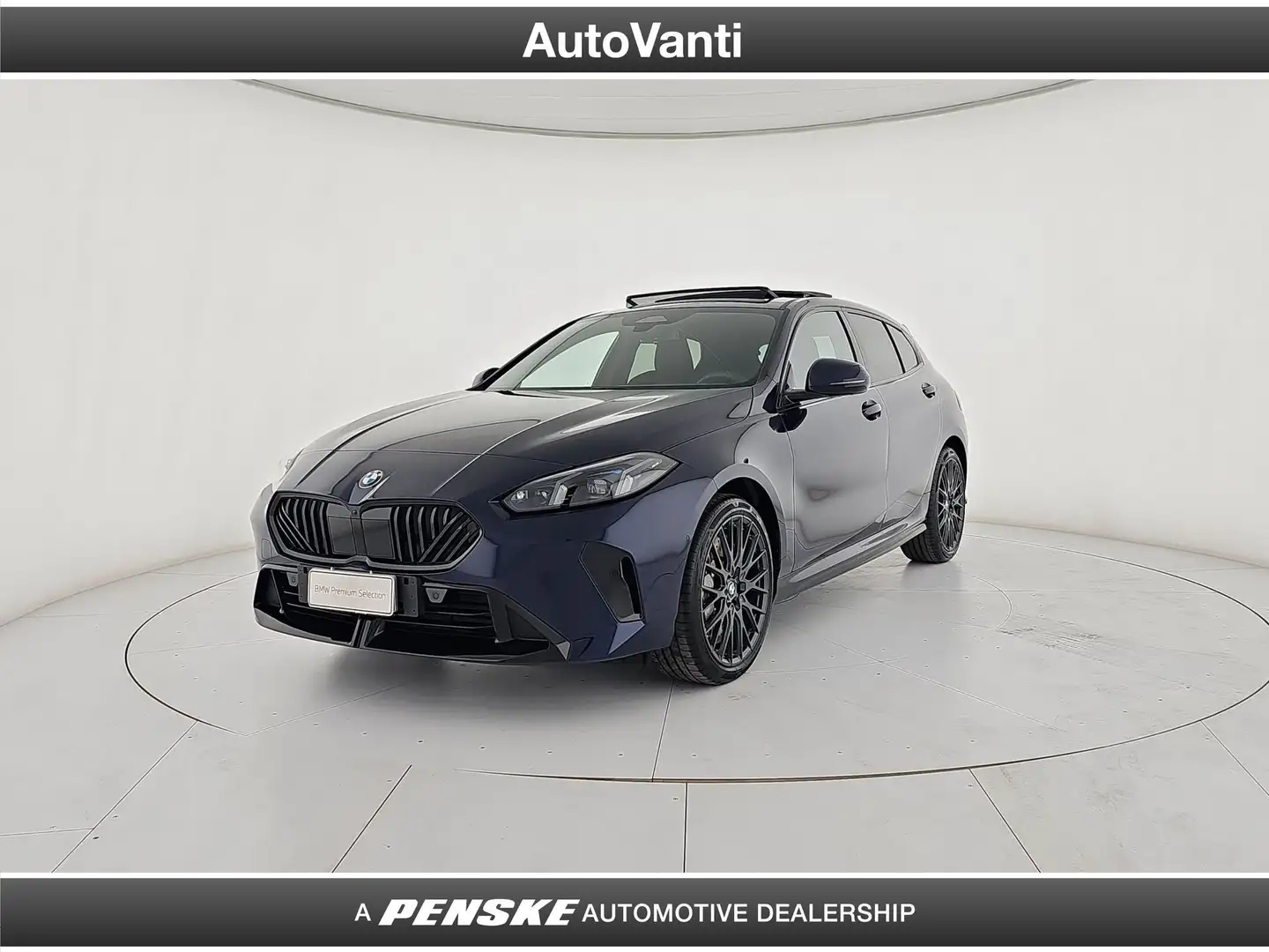 BMW 118 118d MSport Pro Bleu - 1