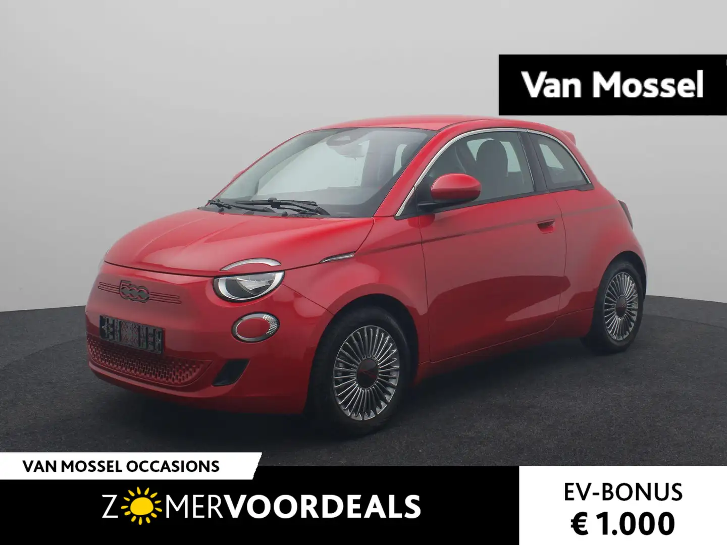 Fiat 500e RED 42 kWh Rood - 1