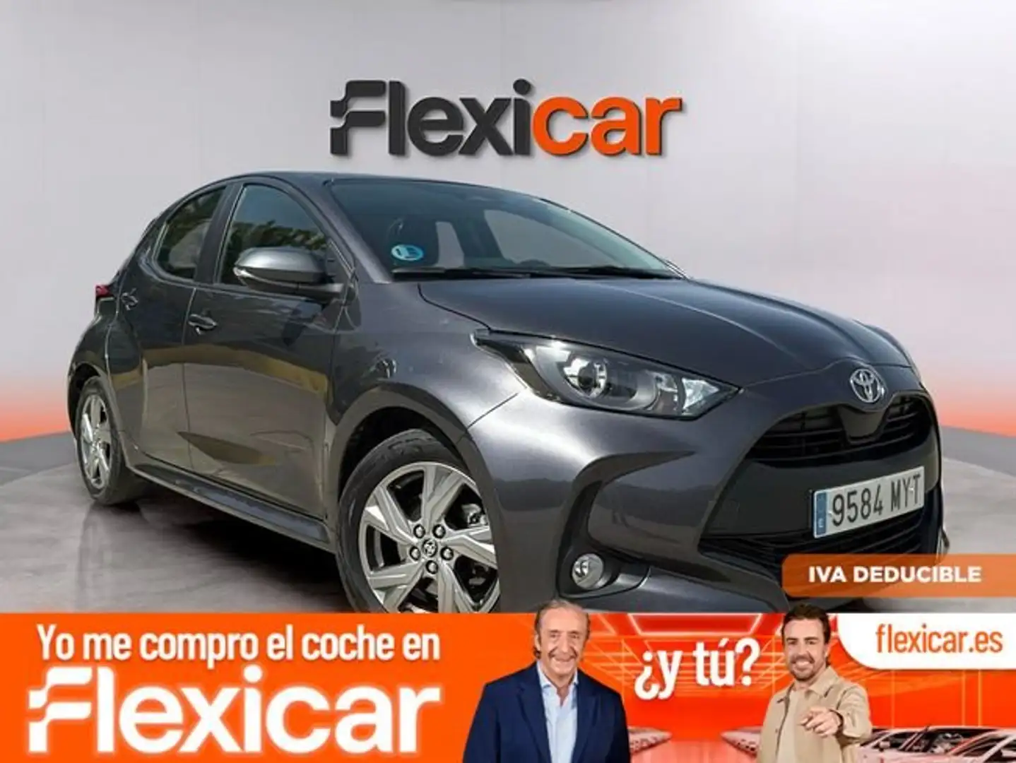 Toyota Yaris 120H 1.5 Active Plus Gris - 1