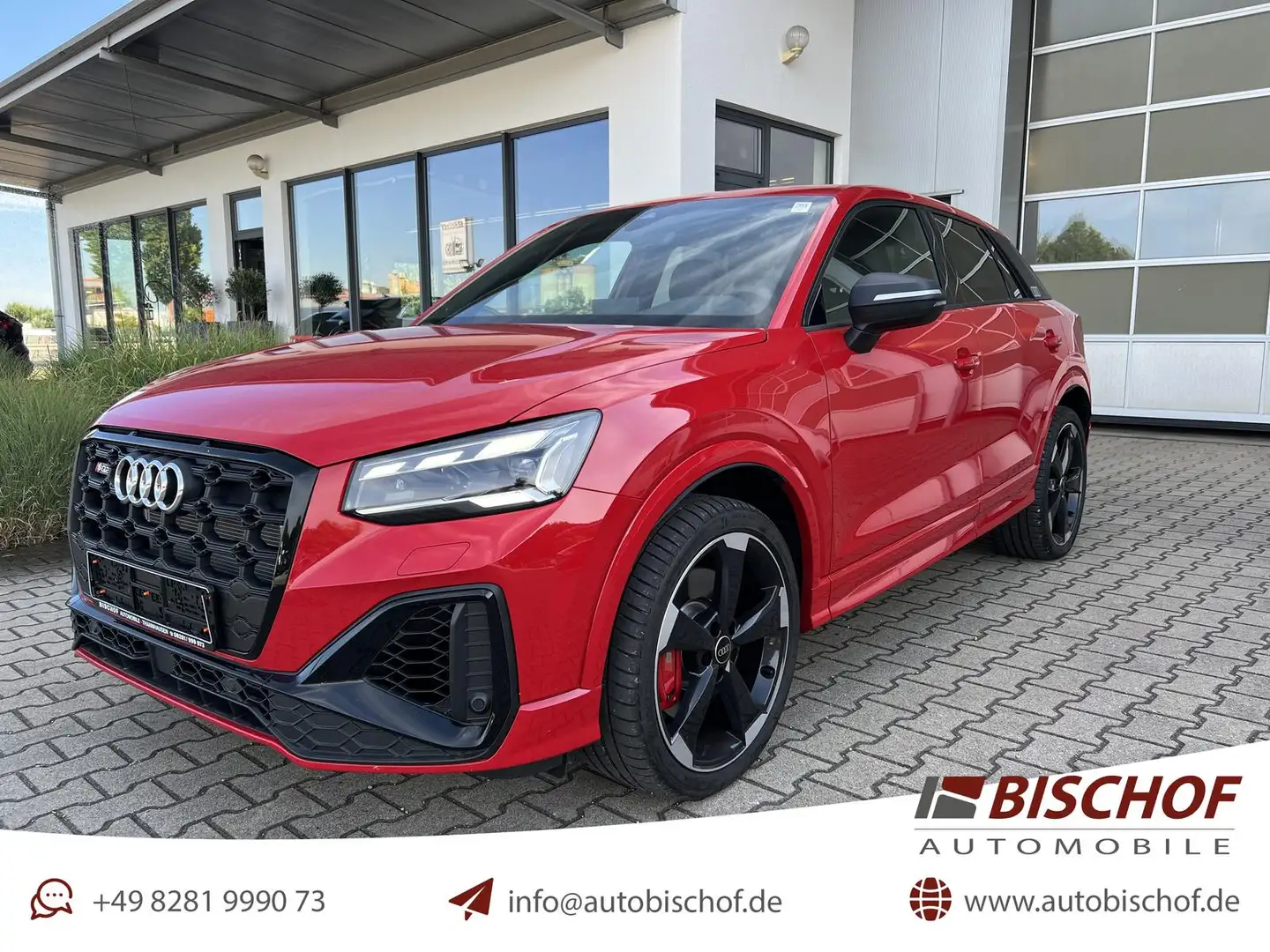 Audi SQ2 2.0 16V TFSI quattro  S-Line AHK Matrix ACC Rouge - 1