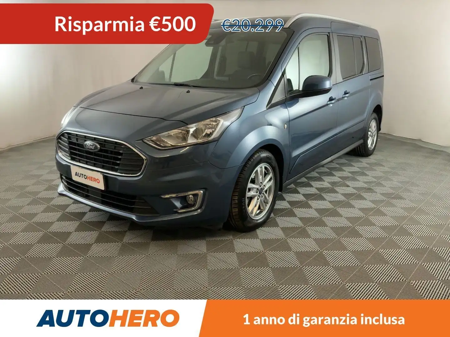 Ford Grand Tourneo 1.5 EcoBlue TDCi Titanium 120 CV Blu/Azzurro - 1