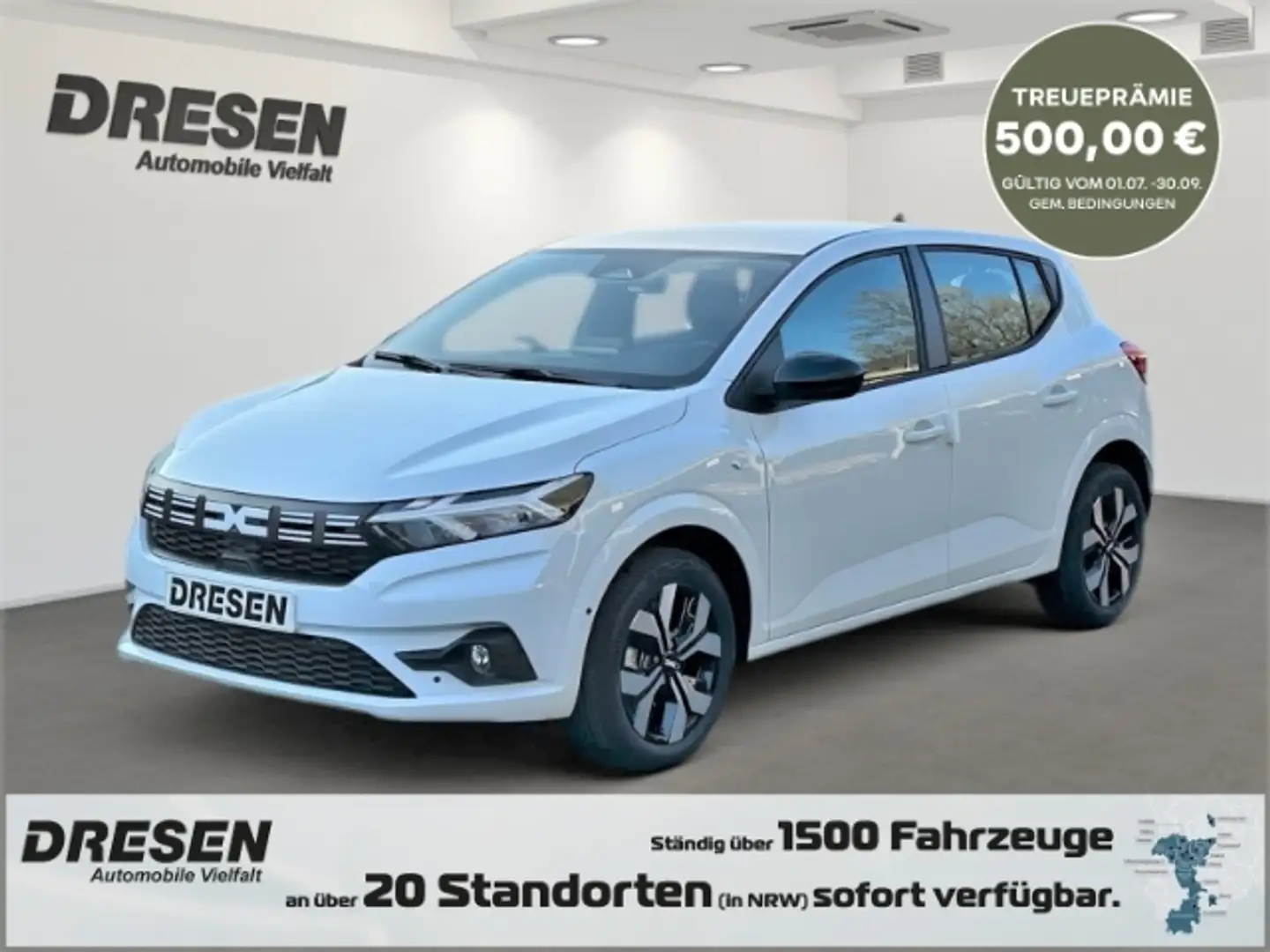 Dacia Sandero III 1.0 EU6e Journey TCe 90 NAVI SITZHEIZUNG KOMFO Wit - 1