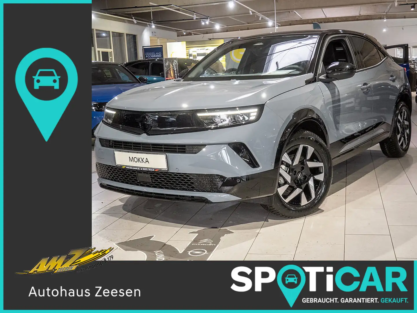 Opel Mokka 1.2 Turbo 48V Hybrid GS KAMERA PDC ACC Grau - 1