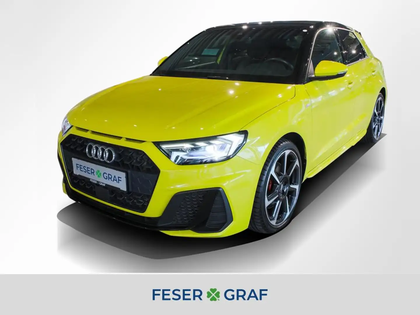 Audi A1 Sportback 2.0 TSI 2x S line LED Navi Sitzh. Jaune - 1