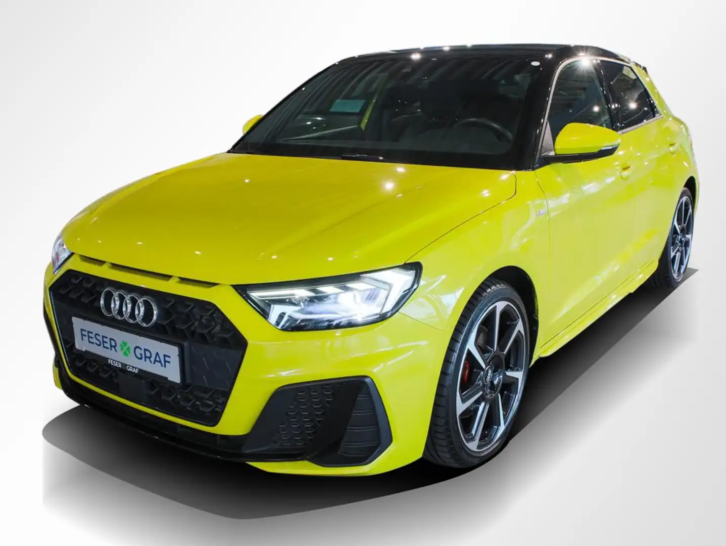 Audi A1 Sportback 2.0 TSI 2x S line LED Navi Sitzh. Gelb - 1