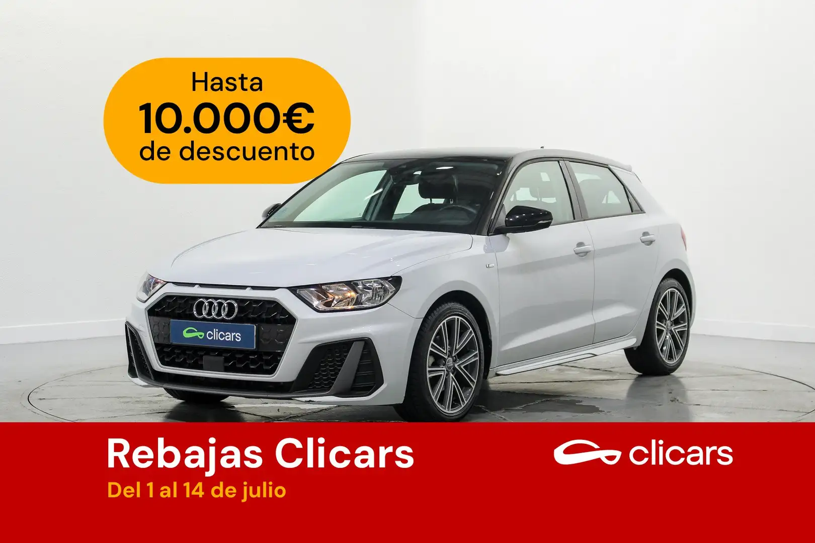 Audi A1 Sportback 30 TFSI S line Blanc - 1