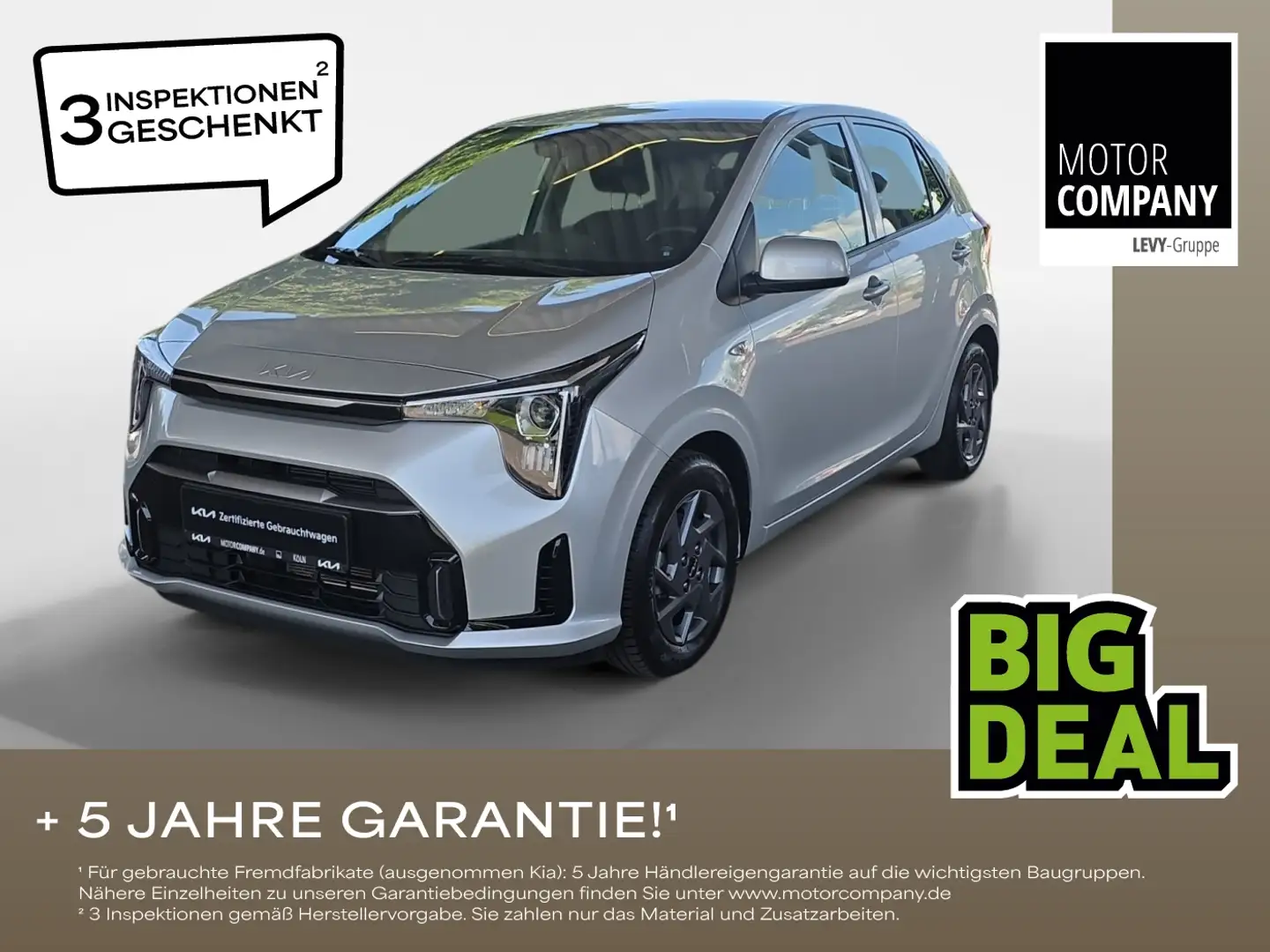 Kia Picanto 1.0 Vision +Automatik+Navi+R.Kam+Allwette Plateado - 1