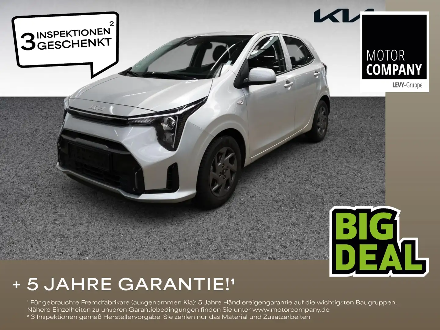 Kia Picanto 1.0 Vision +Automatik+Navi+R.Kam+Allwette Argintiu - 1