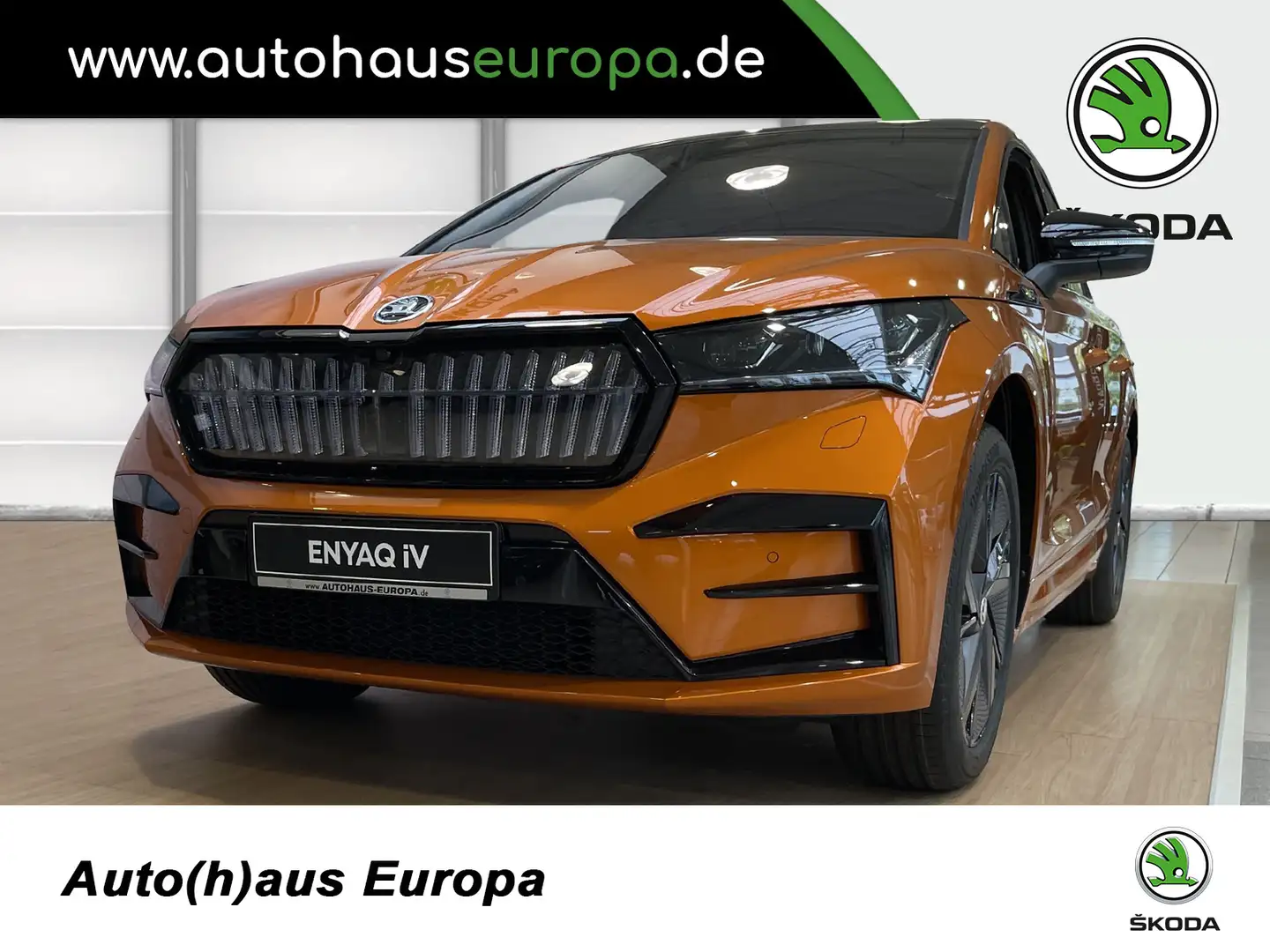 Skoda Enyaq Coupé iV RS Suite ACC210 HUD Pano 4xSHZ NAVI Naranja - 1