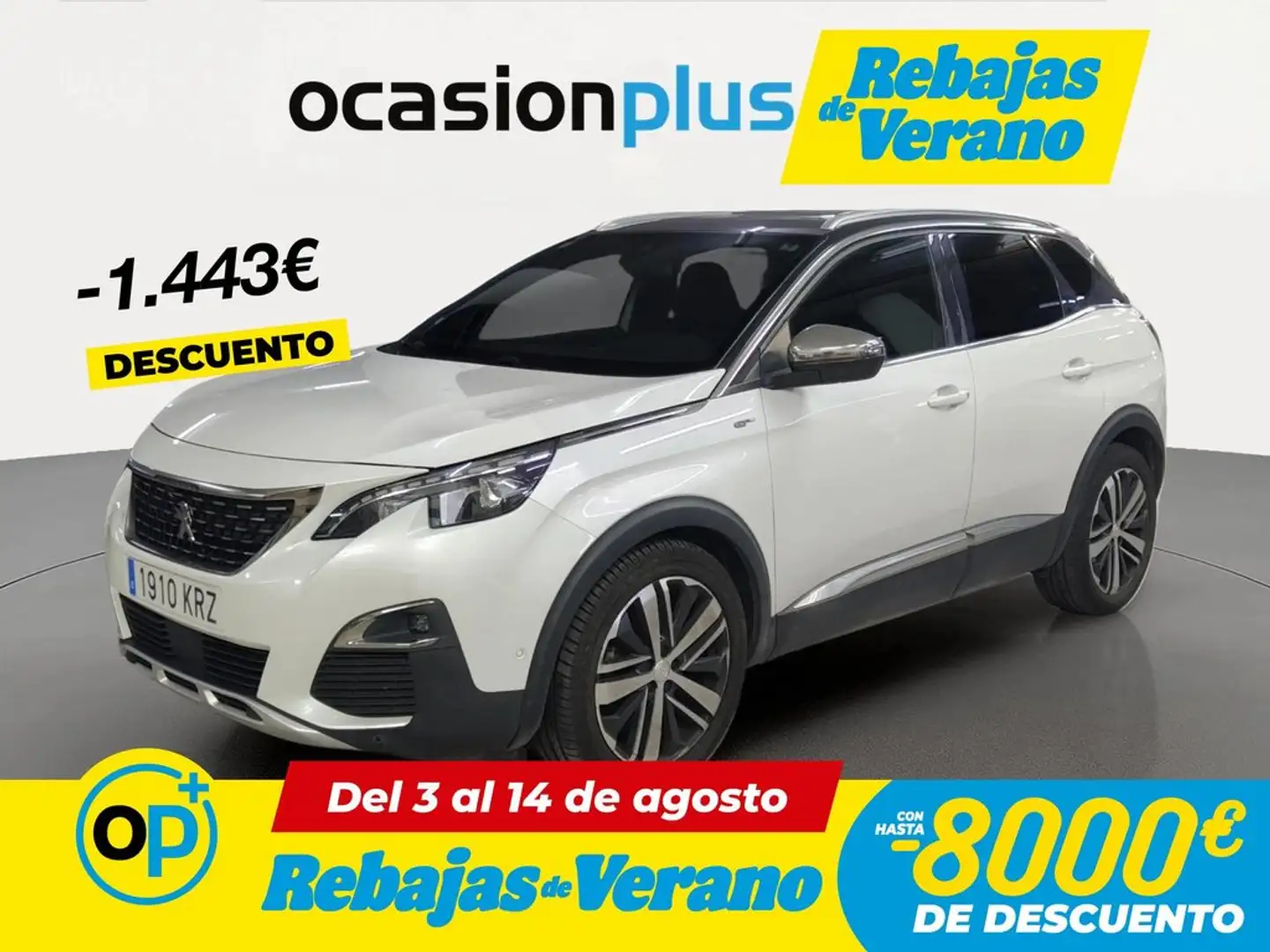 Peugeot 3008 2.0BlueHDi GT S&S EAT8 180 Blanco - 1