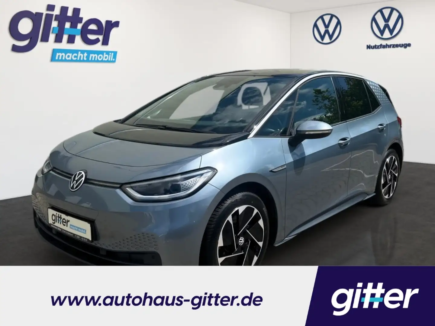 Volkswagen ID.3 Pro Performance 150 kW Sportpaket StandHZG Digital Bleu - 1