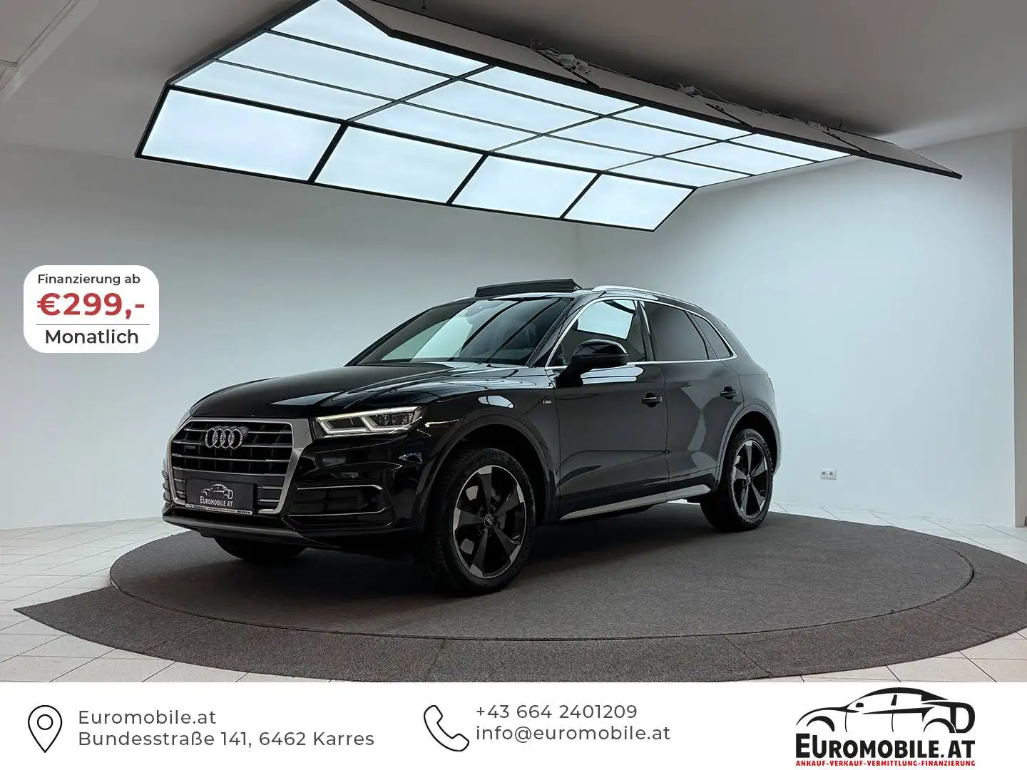 Audi Q5 40 TDI quattro sport 3x S-Line *MATRIX*PANO*KEYLESS*SHZ*3ZONE*DIG-COC*HIFI* Schwarz - 1
