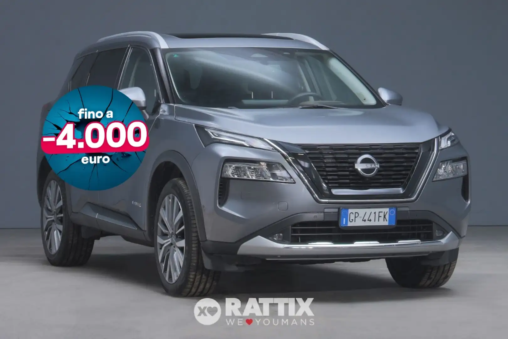 Nissan X-Trail 1.5 e-power Tekna e-4orce 4WD 7p.ti + tetto aprib Grau - 1
