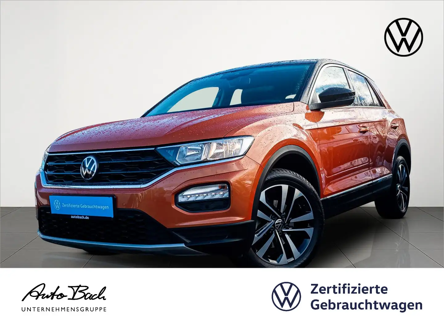 Volkswagen T-Roc T-ROC 1.5 TSI United, Navi, AHK, App-Connect, Kl Orange - 1