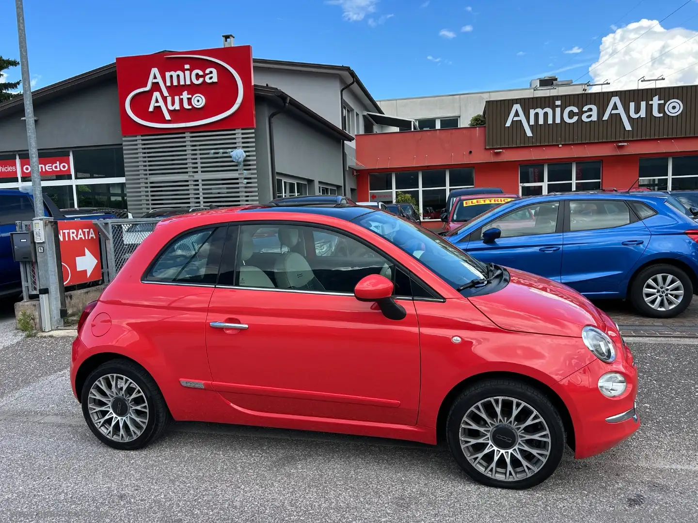 Fiat 500 1.2 Lounge DUALOGIC Rojo - 1