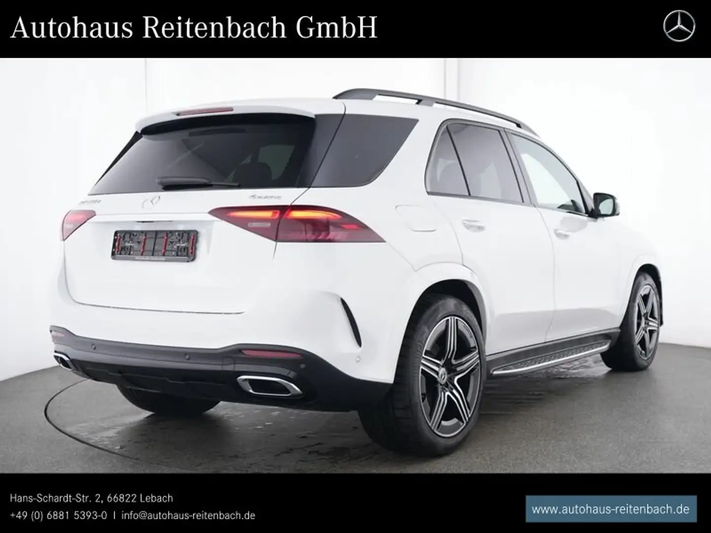 Mercedes-Benz GLE 450 GLE450d 4M AMG+BURMES+DIST HUD+NIGHT+21+AIRMATIC Blanc - 2