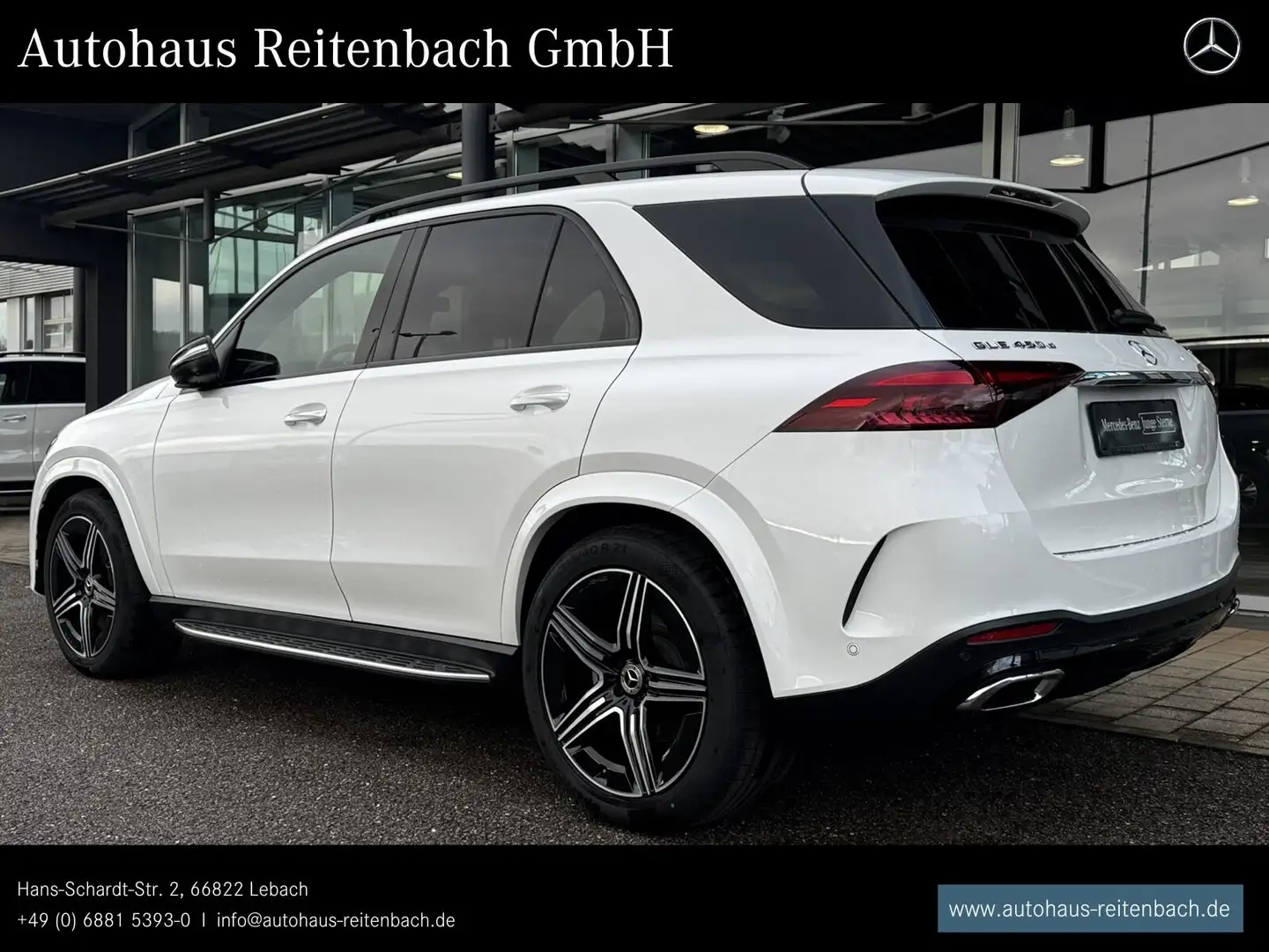 Mercedes-Benz GLE 450 GLE450d 4M AMG+BURMES+DIST HUD+NIGHT+21+AIRMATIC Weiß - 2