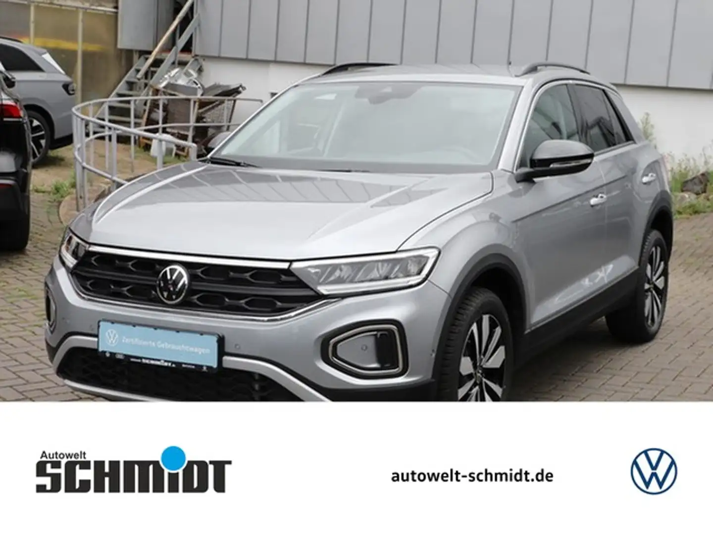 Volkswagen T-Roc 1.5TSi Goal R-Kamera ACC SideAssist NaviMedia 1... Silber - 1