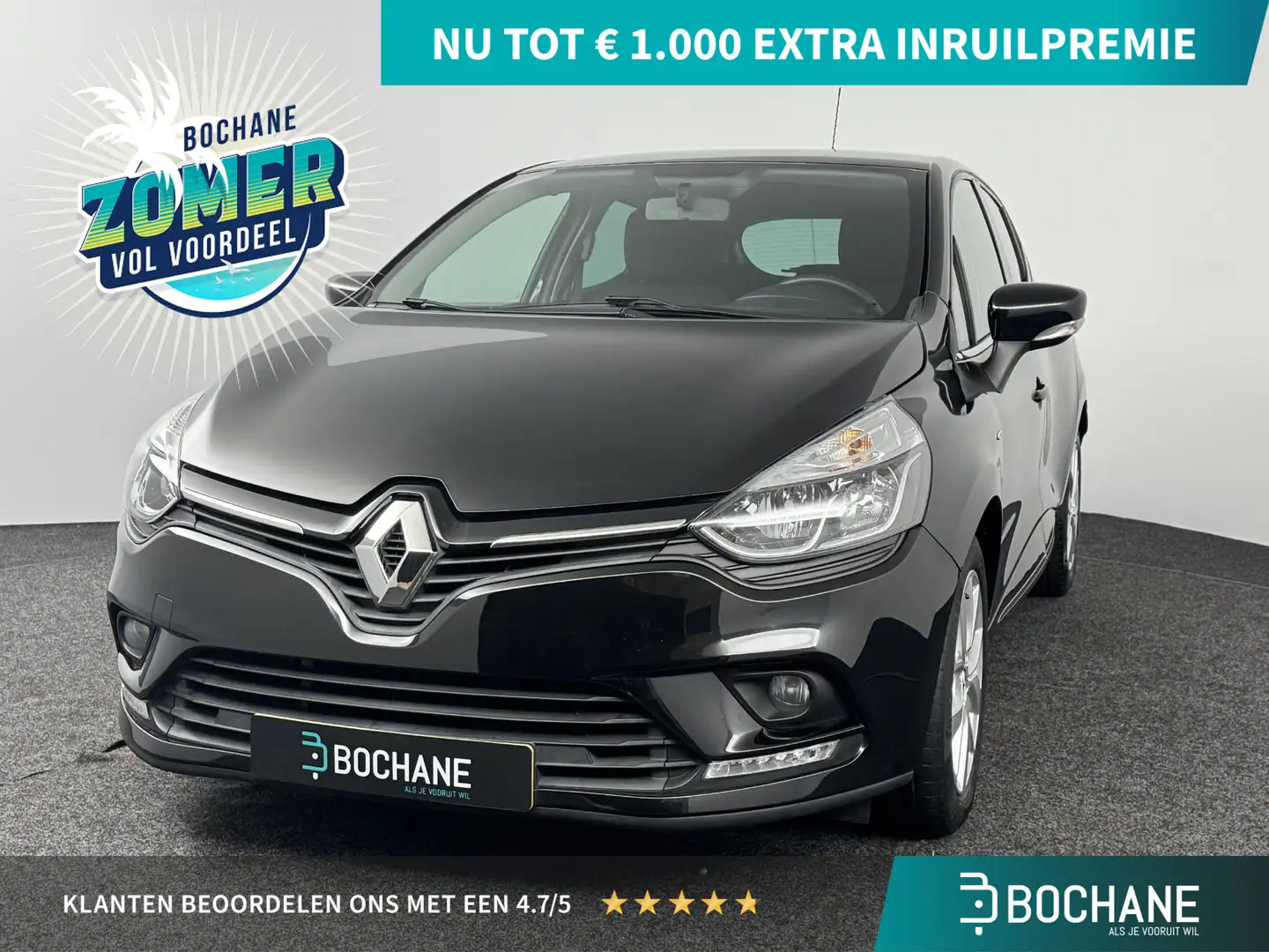 Renault Clio 0.9 TCe 90 Limited | Navigatie | Airco | Keyless | Zwart - 1