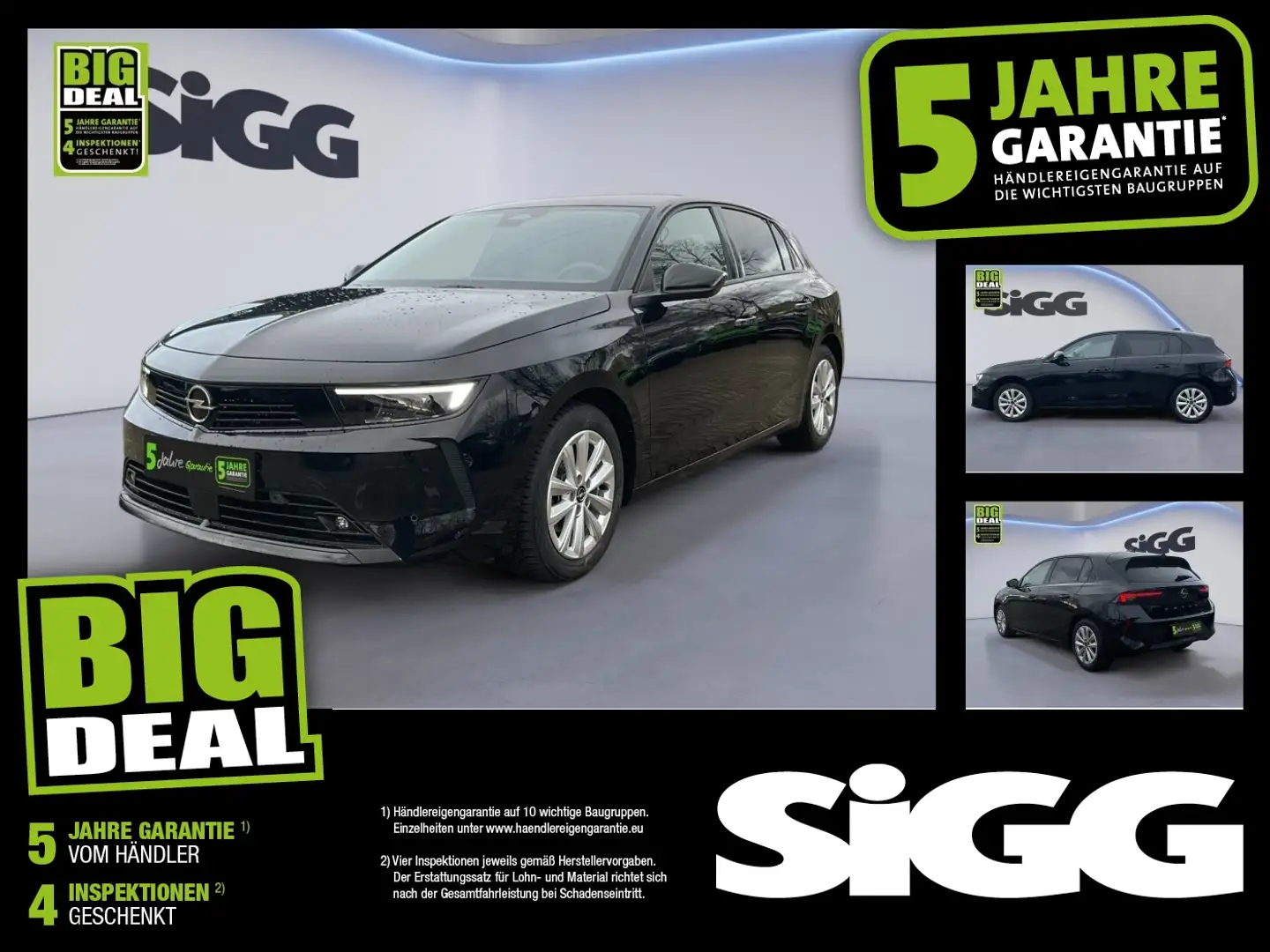 Opel Astra 1.2 Turbo Edition Jahreswagen - Kauftipp! Schwarz - 1