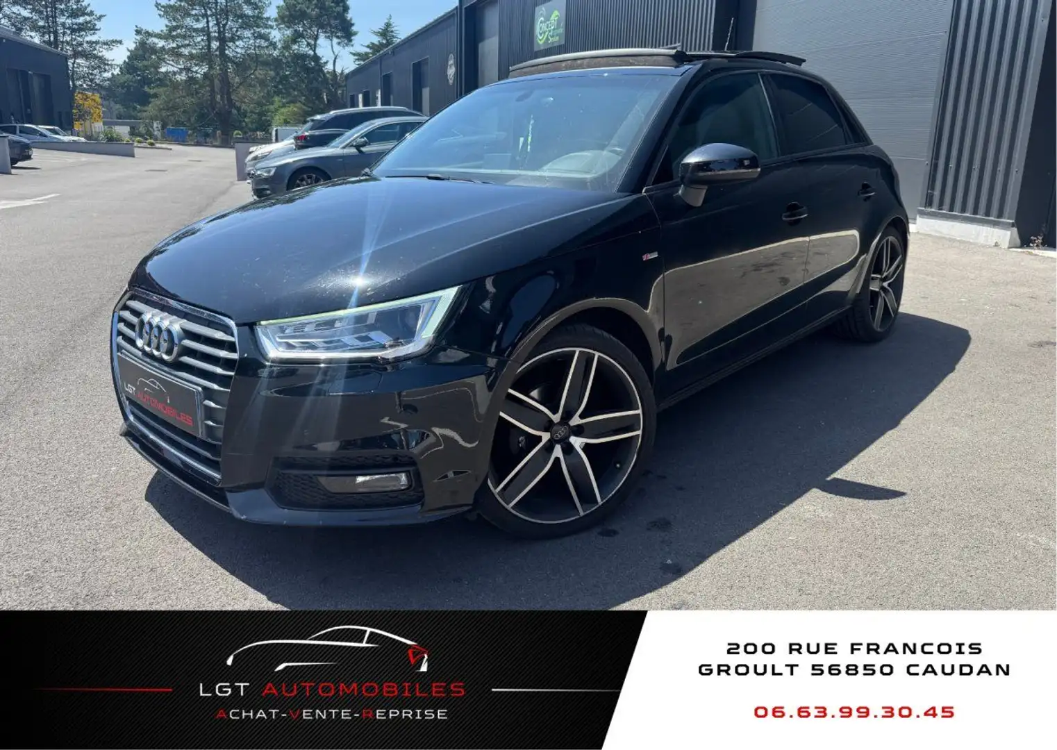 Audi A1 1.4 TDI 90ch ultra S line S tronic 7 Noir - 1