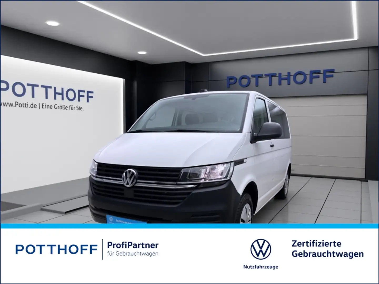 Volkswagen T6.1 Transporter Kombi 2.0 TDI 9-SITZER NAVI KLIMA PDC Weiß - 1