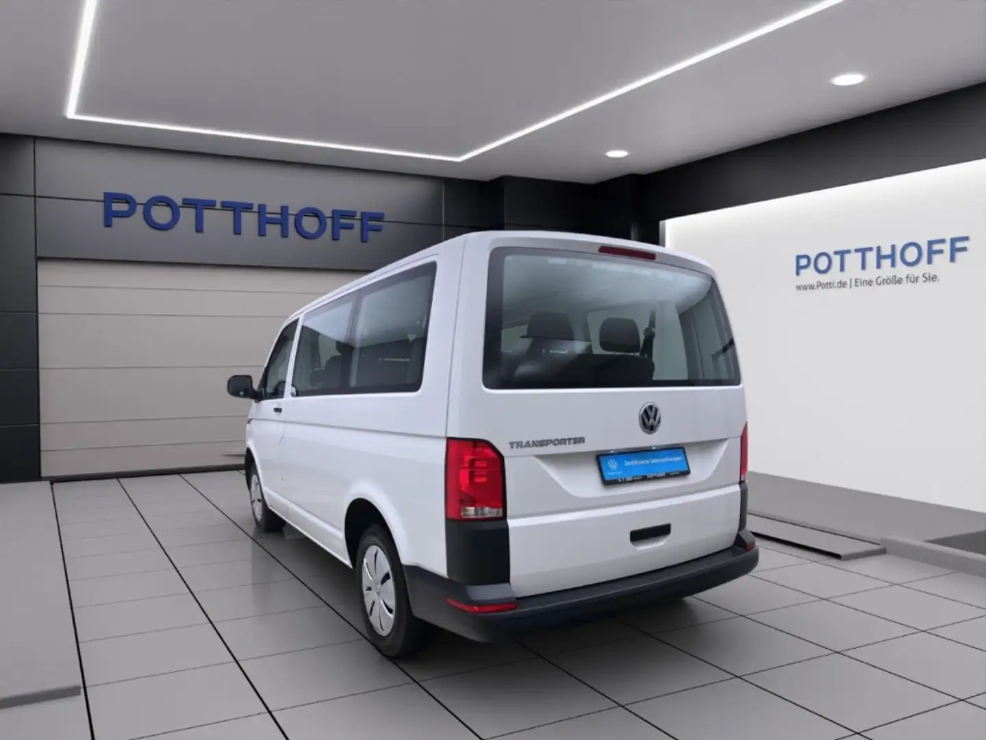 Volkswagen T6.1 Transporter Kombi 2.0 TDI 9-SITZER NAVI KLIMA PDC Weiß - 2