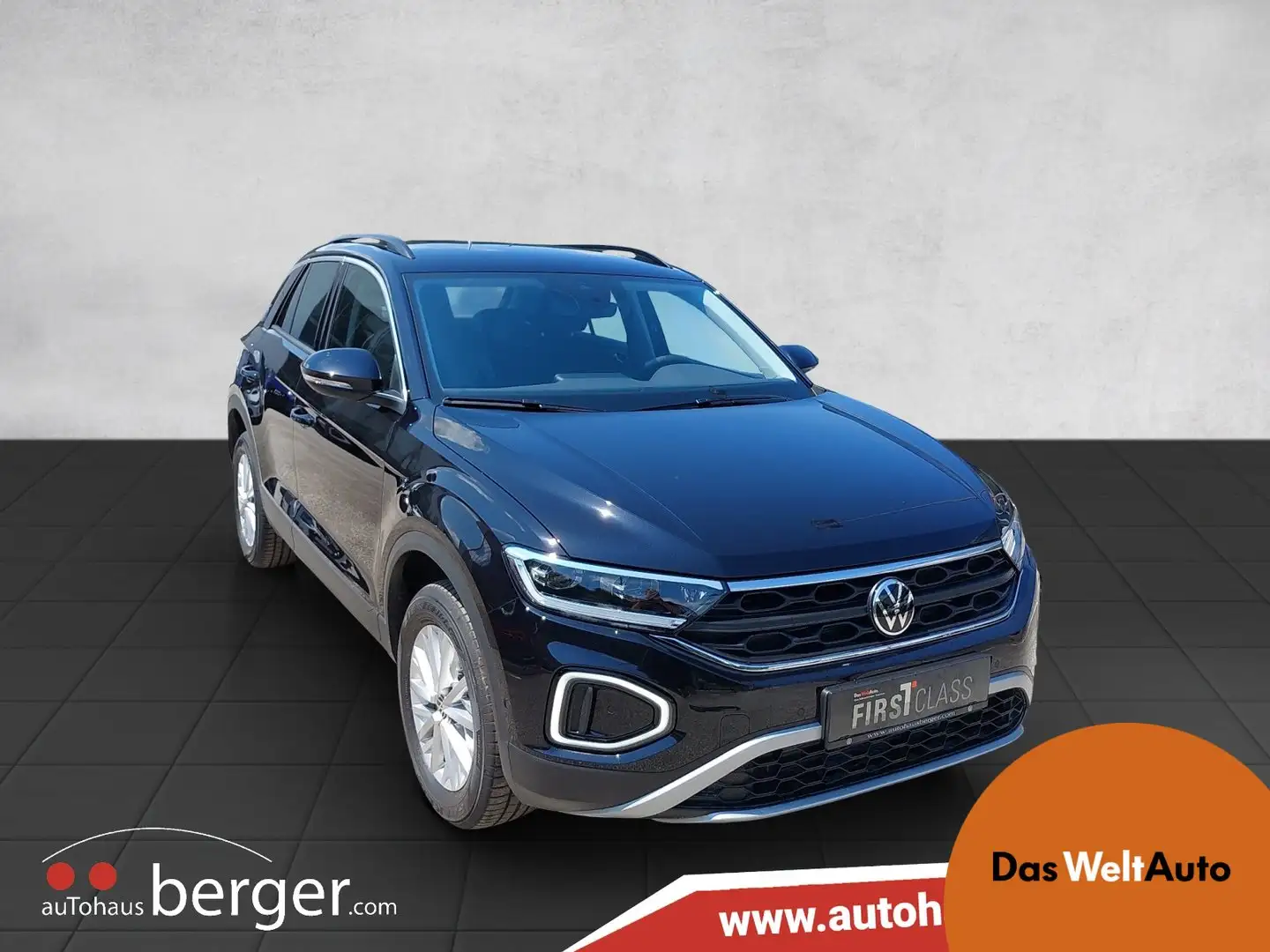 Volkswagen T-Roc Life TDI DSG Schwarz - 1