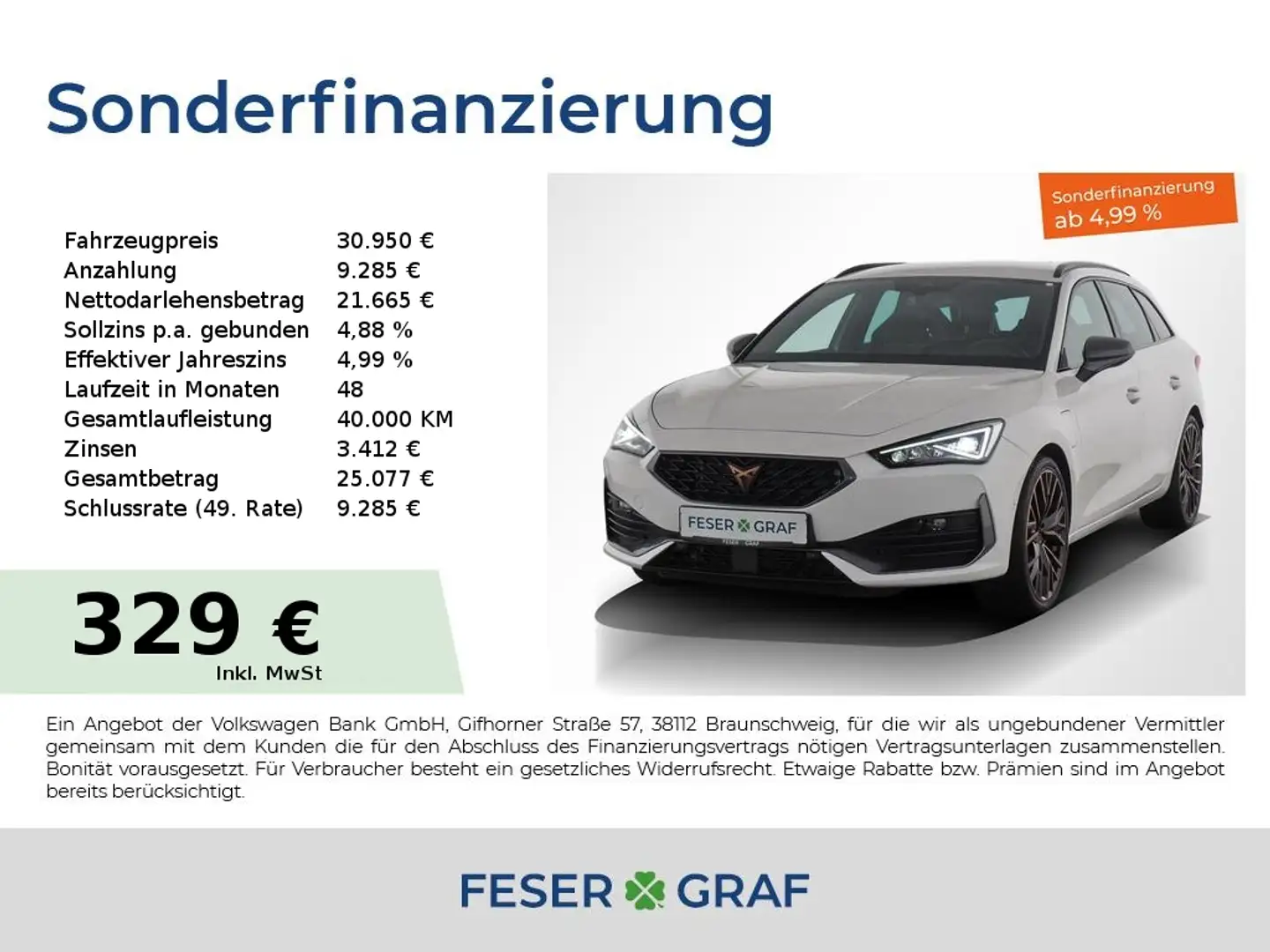 SEAT Leon ST VZ 1.4 e-Hybrid DSG AHK VisionPlus+Winter-Paket Weiß - 1