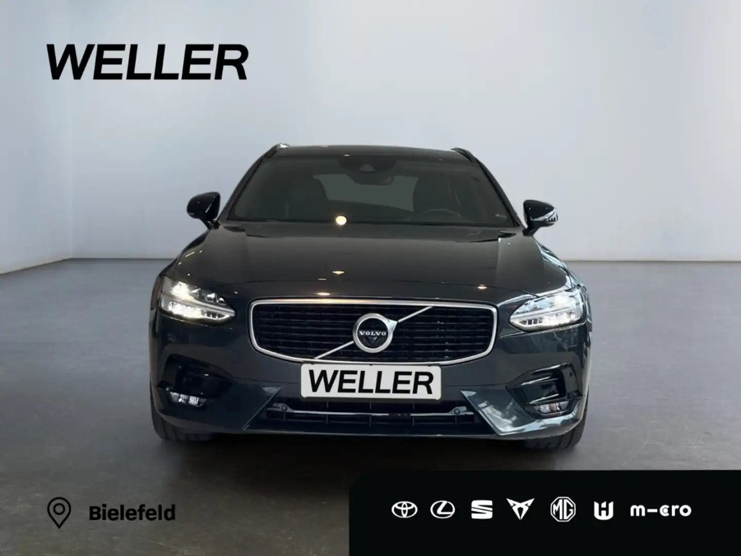 Volvo V90 D4 Geartronic R Design *LED*HUD*Pano*360*H/K*WKR* Grau - 2