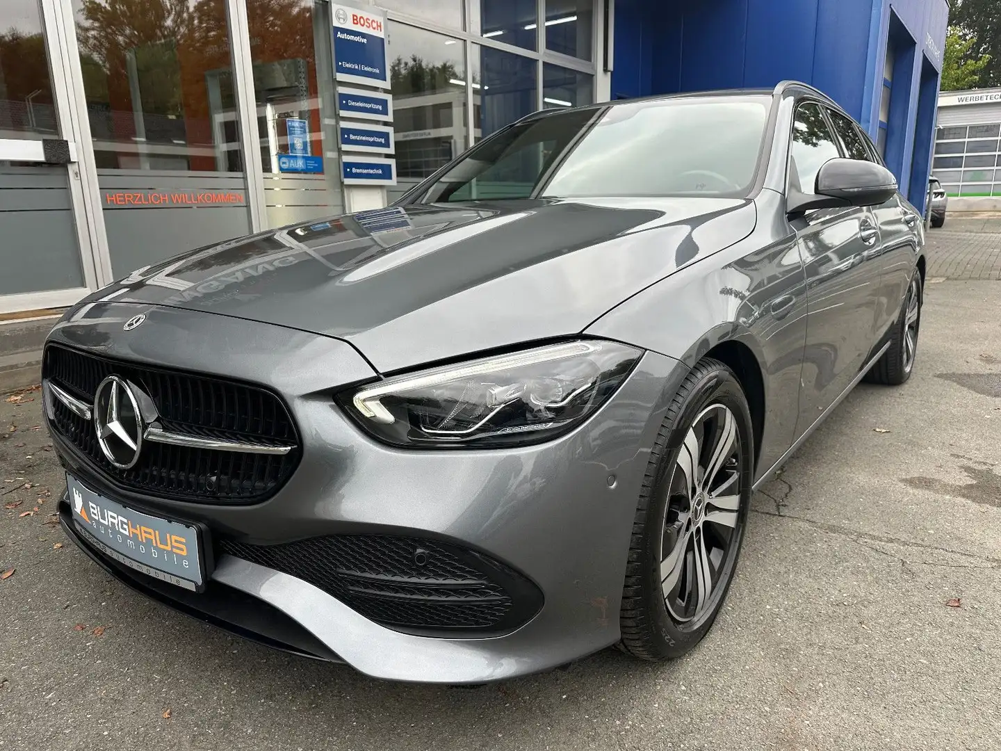 Mercedes-Benz C 200 d T/9G/AVANTG/NAVI/BURM/AHK/PARKAS/KAMERA Gris - 1
