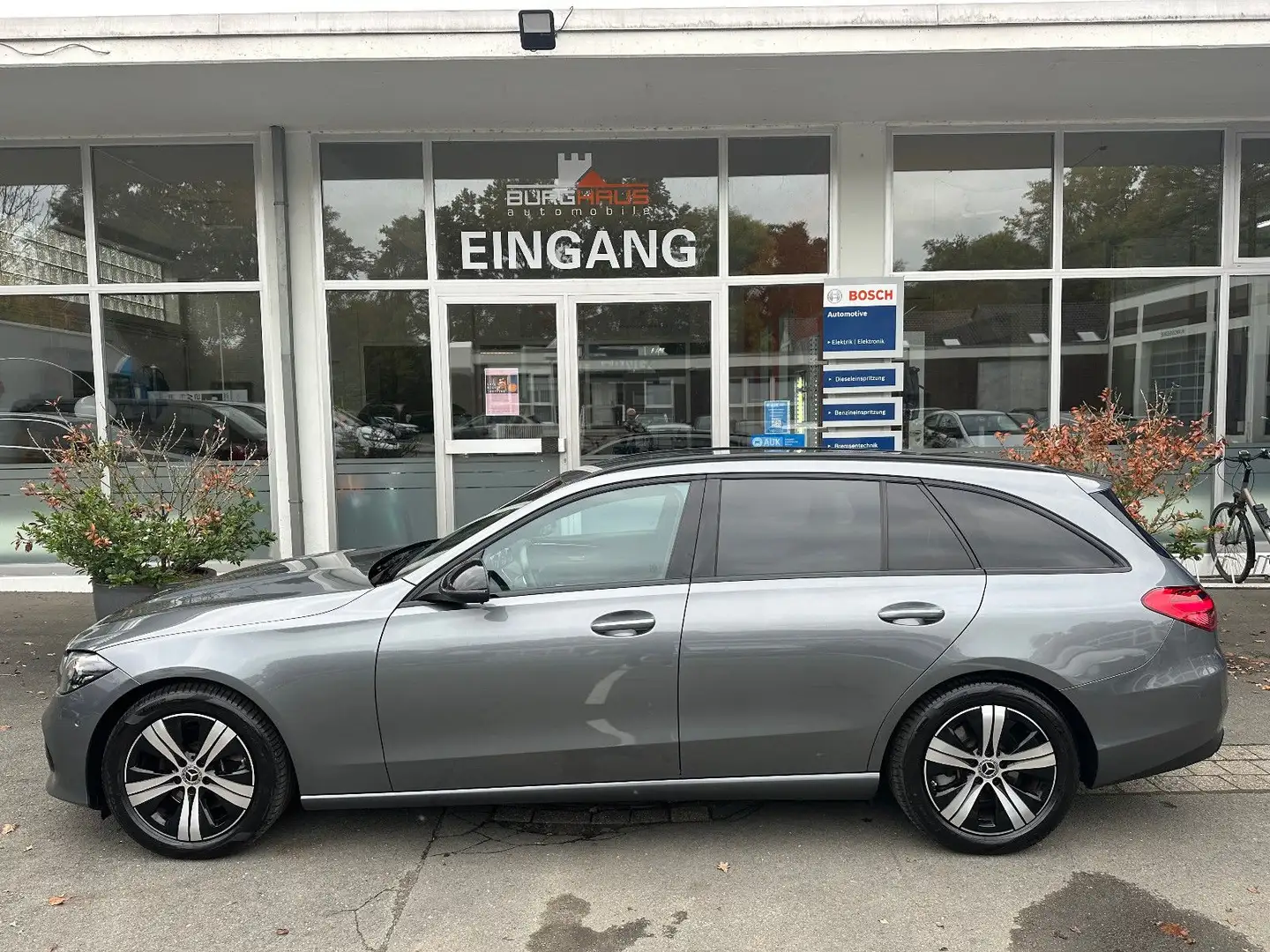Mercedes-Benz C 200 d T/9G/AVANTG/NAVI/BURM/AHK/PARKAS/KAMERA Gris - 2