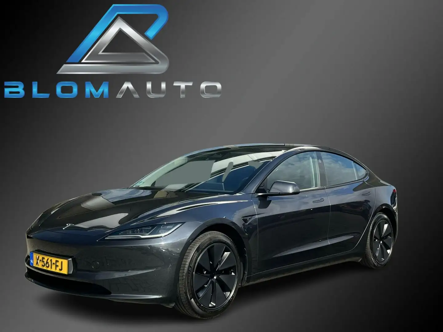 Tesla Model 3 NIEUWSTE MODEL!! PANO+AUTOPILOT+LAGE KM STAND Gris - 1