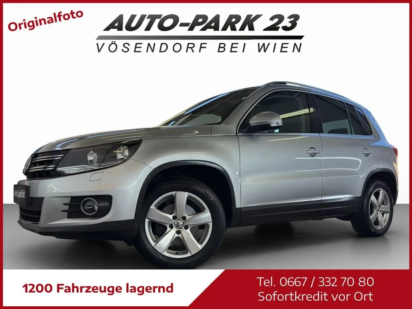 Volkswagen Tiguan 2,0TDI*170PS*4M*NAVI*Sport & Style*MOD2013 Silber - 2
