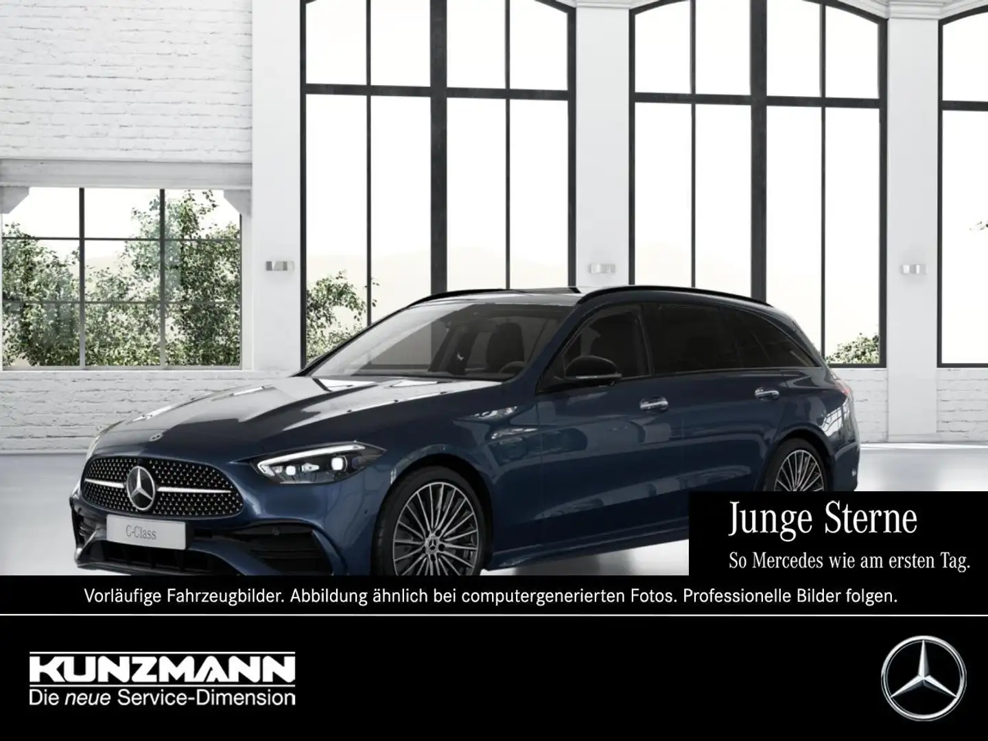 Mercedes-Benz C 200 T AMG Night Panorama 360° AHK Easy-Pack Blau - 1