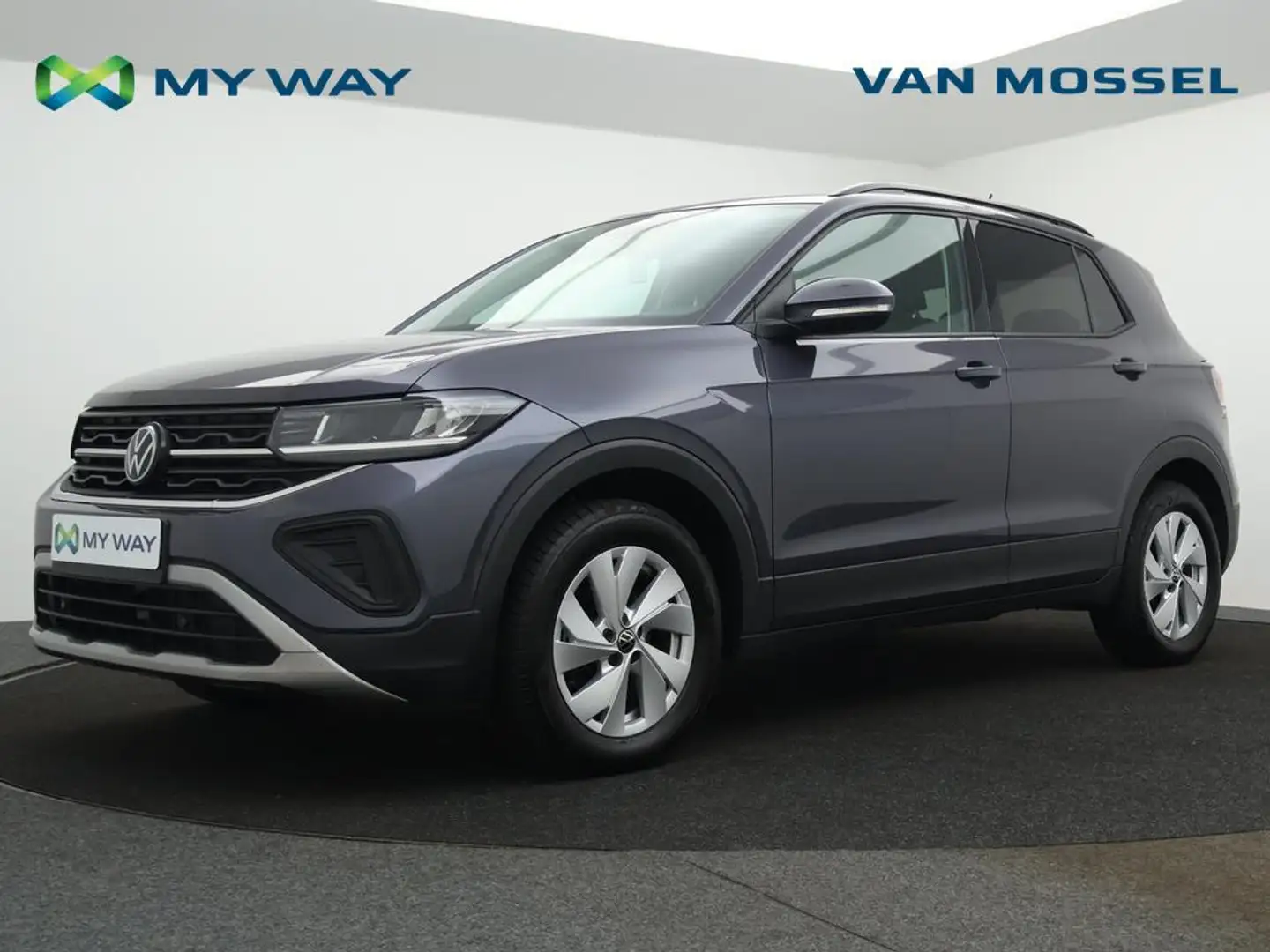 Volkswagen T-Cross T-Cross 1.0TSI Life 95PK *APP CONNECT*PDC*BLTH*ADA Grijs - 1