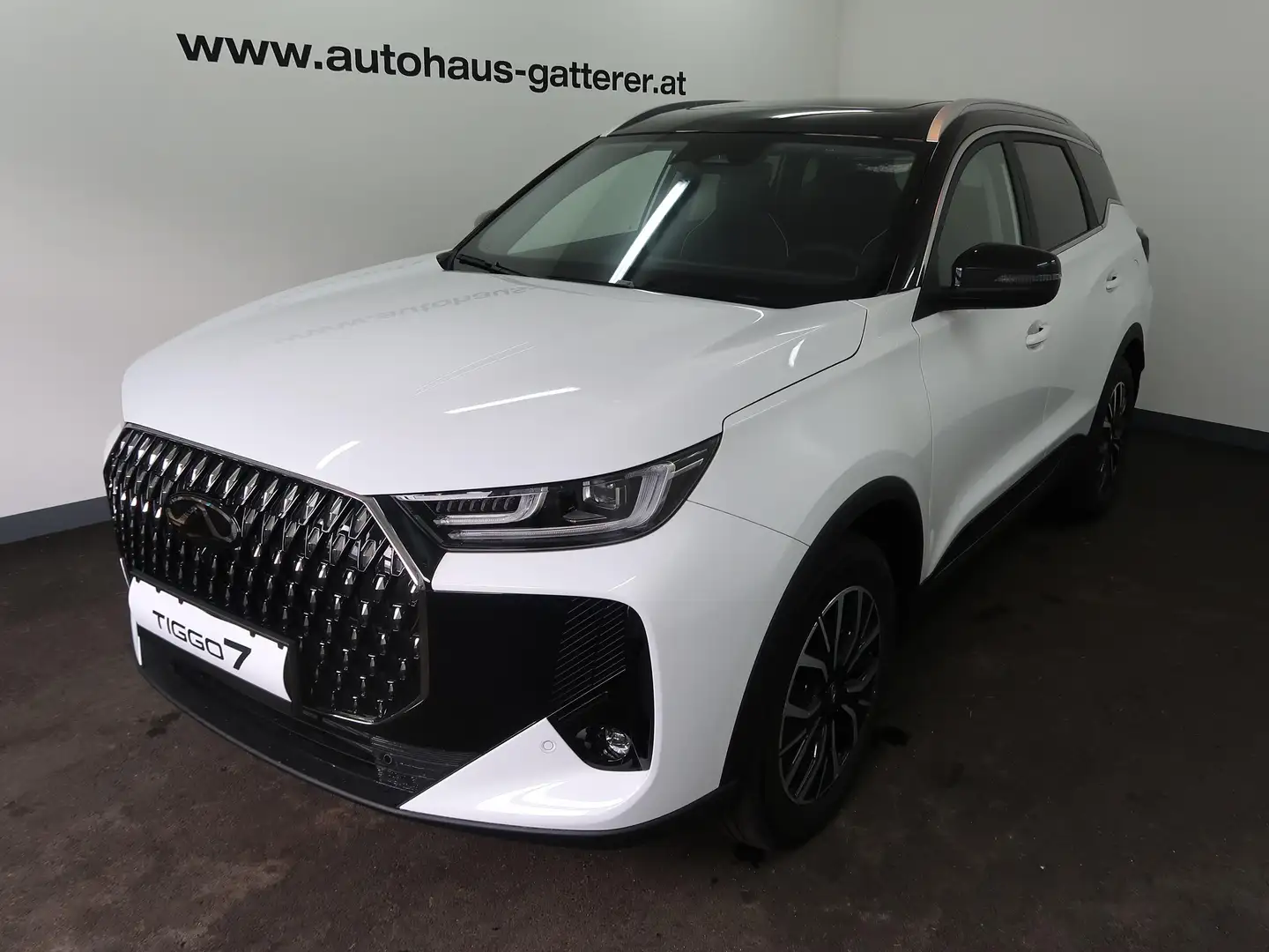 Chery Tiggo Tiggo7 Unique HEV White & Black 2Tone Weiß - 1