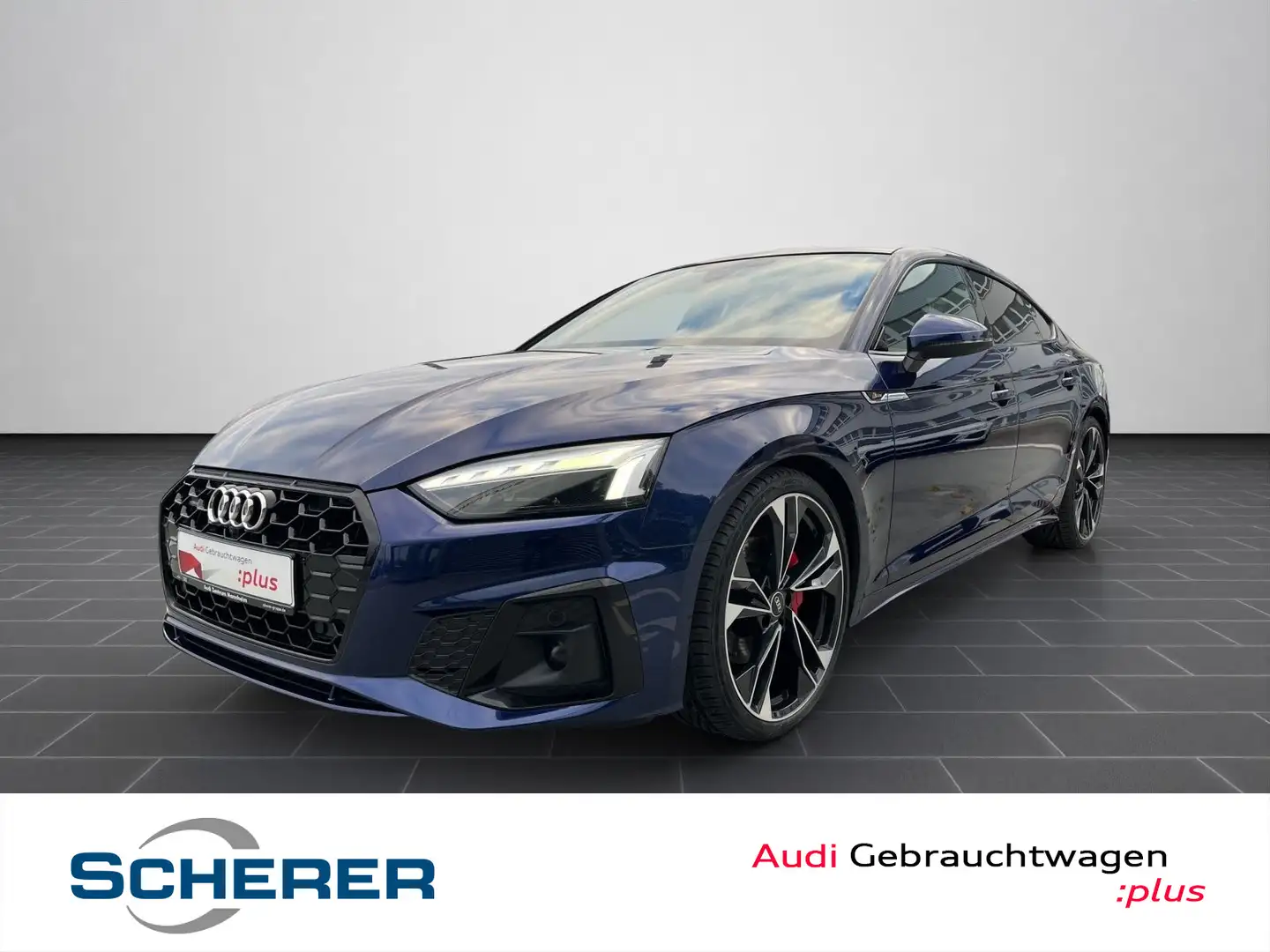 Audi A5 40 TDI quattro S tronic S LINE PANO Blau - 1