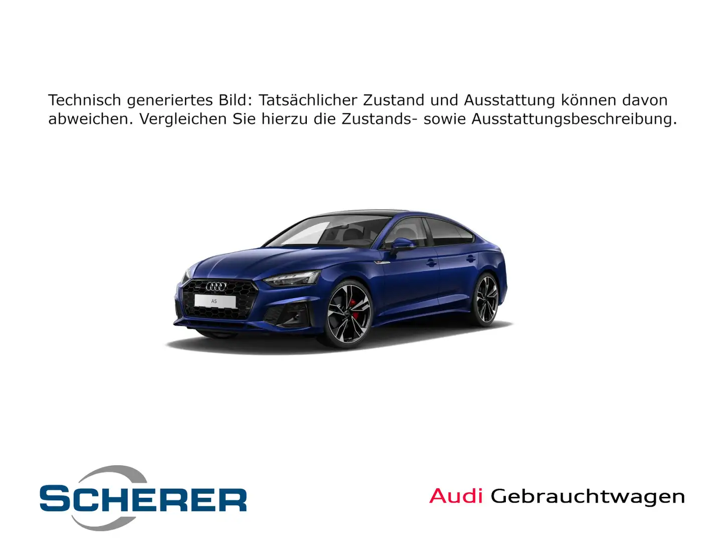Audi A5 S line 40 TDI quattro 150(204) kW(P Blau - 1