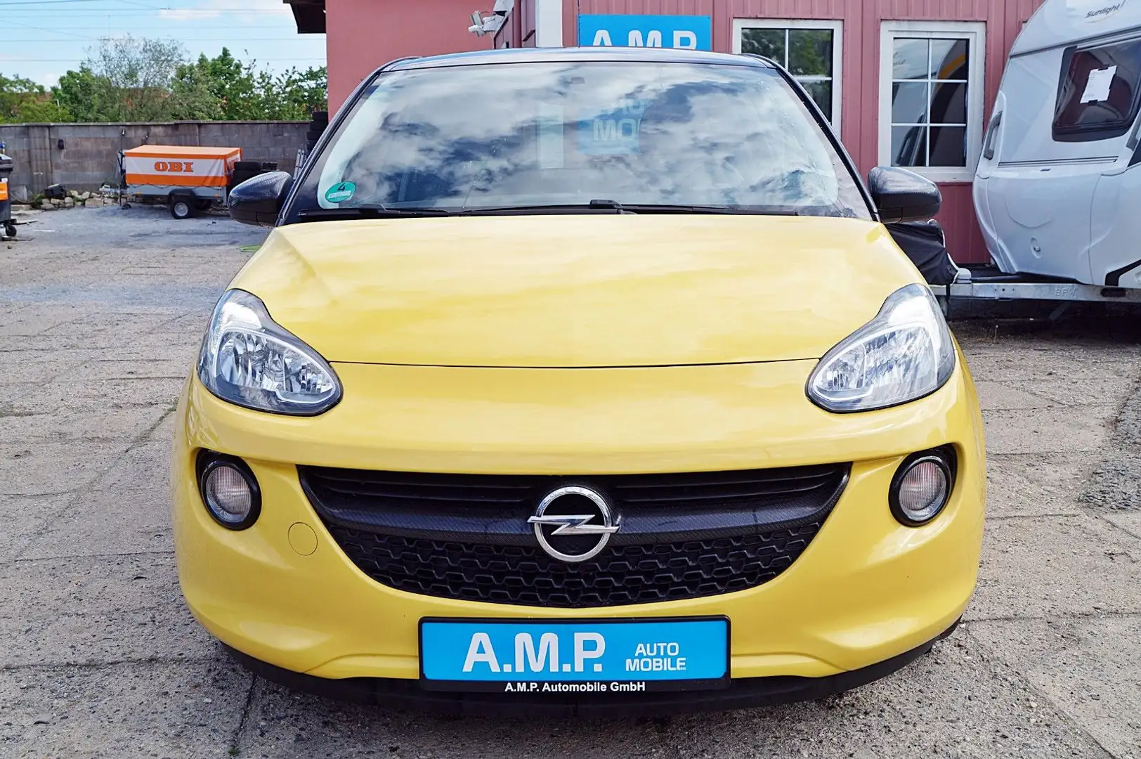 Opel Adam 1.2, GARANTIE, Klimaaut, Teilleder, Temp, Jaune - 2
