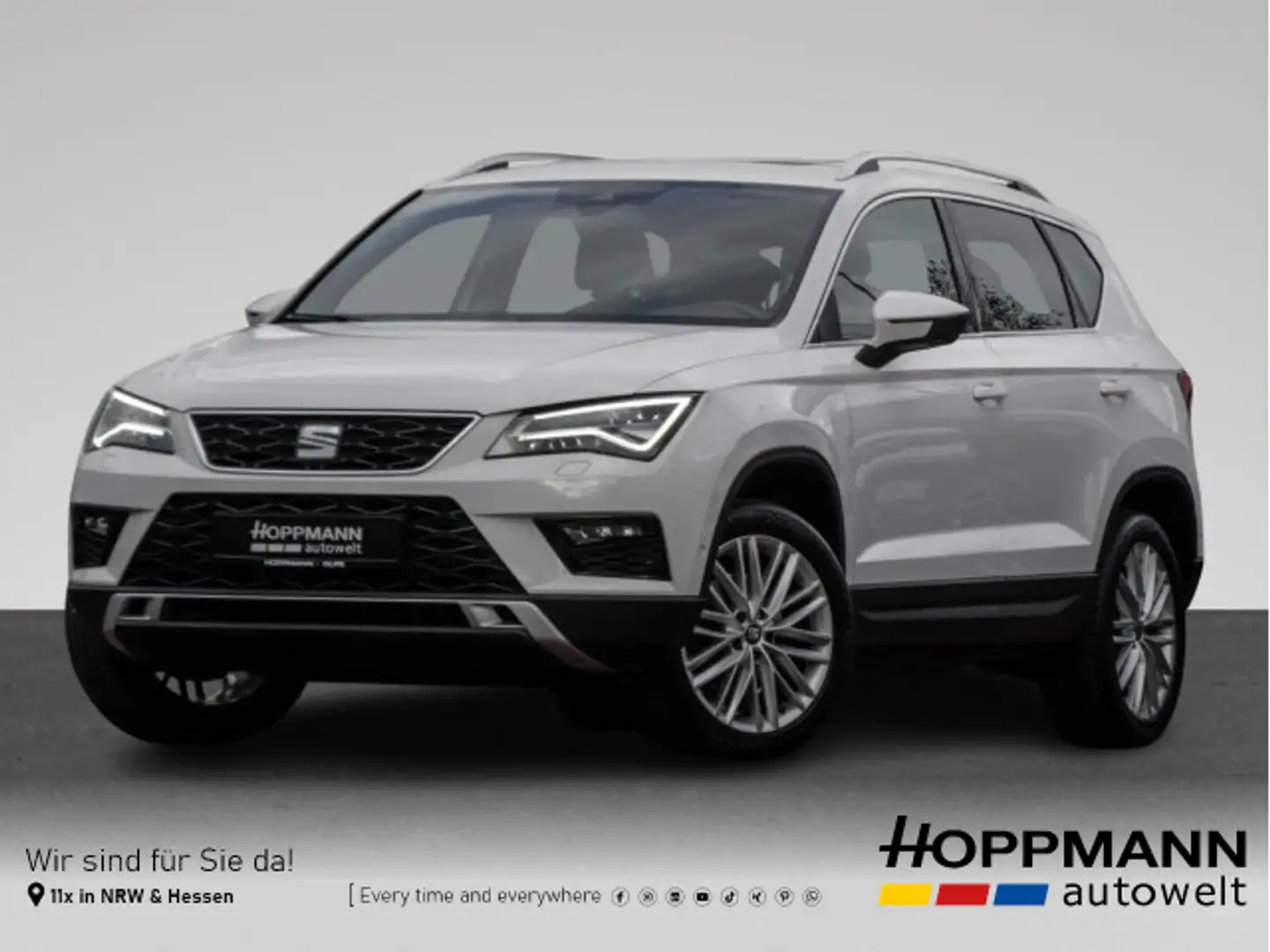 SEAT Ateca 2.0 TDI Xcellence 4Drive PANO ACC LED NAVI Weiß - 1
