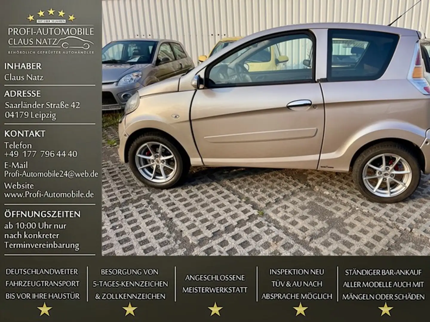 Microcar M.Go DCI*45 KM H*LIEFERUNG MÖGLICH* Siyah - 1