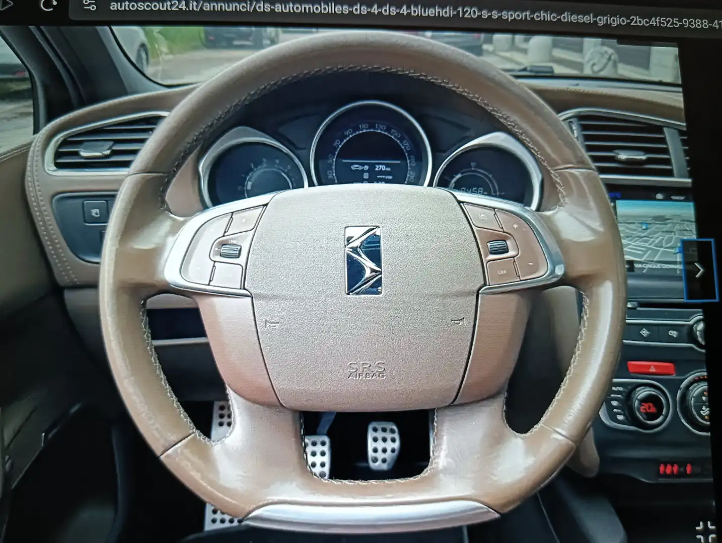 DS Automobiles DS 4 DS4 I 2012 DS4 1.6 bluehdi Sport Chic s Marrón - 1