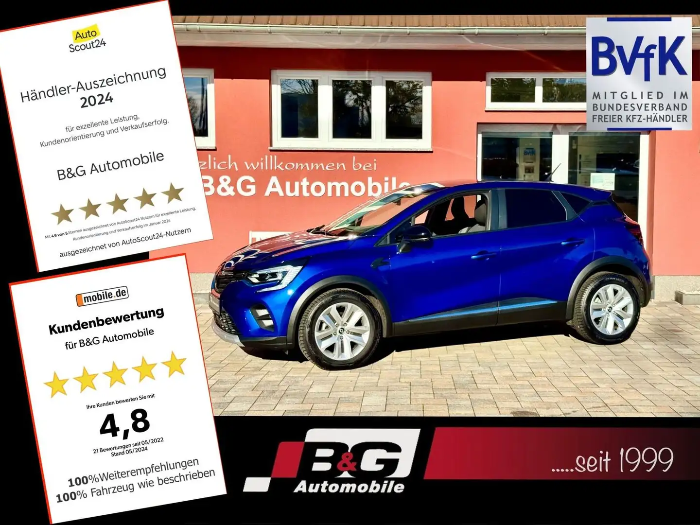 Renault Captur Experience*Garantie* Blau - 1